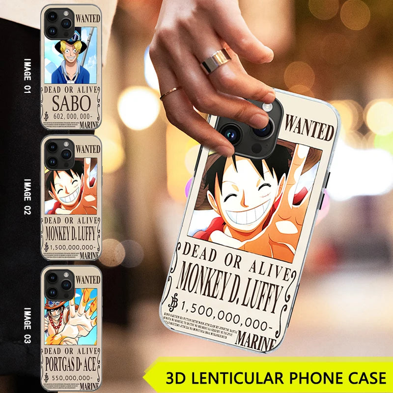 Mugicase – Funda 3D Lenticular de One Piece (Edición Nakama)